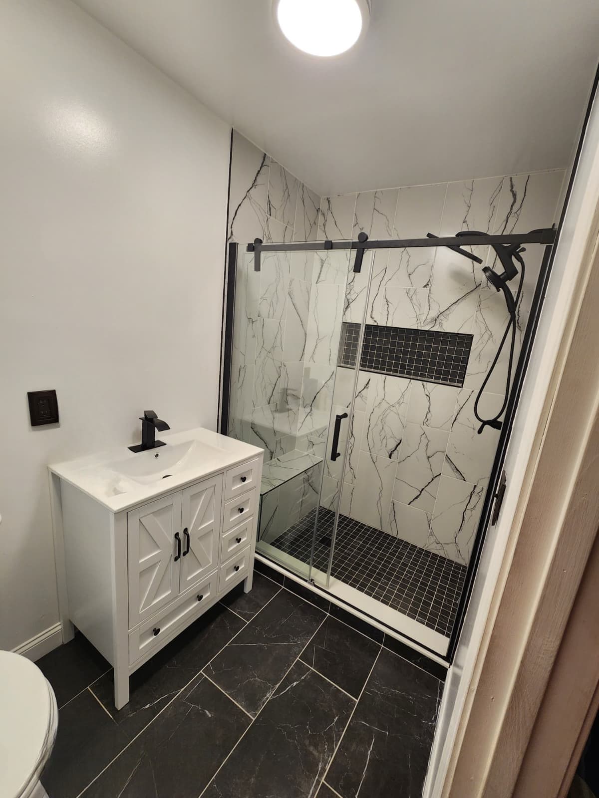 After — Custom Tile Shower